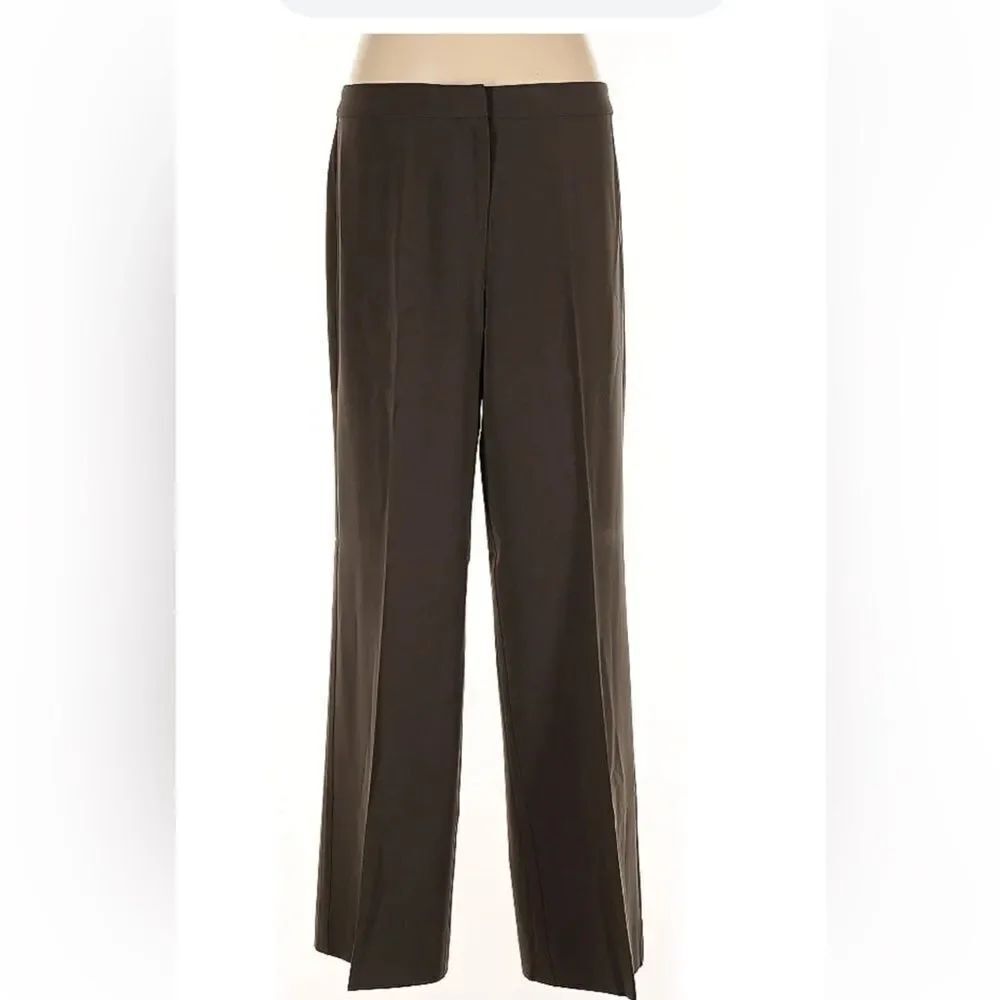 St John Collection Lined Dress Slacks in a beautiful Olive/Brown Size 6